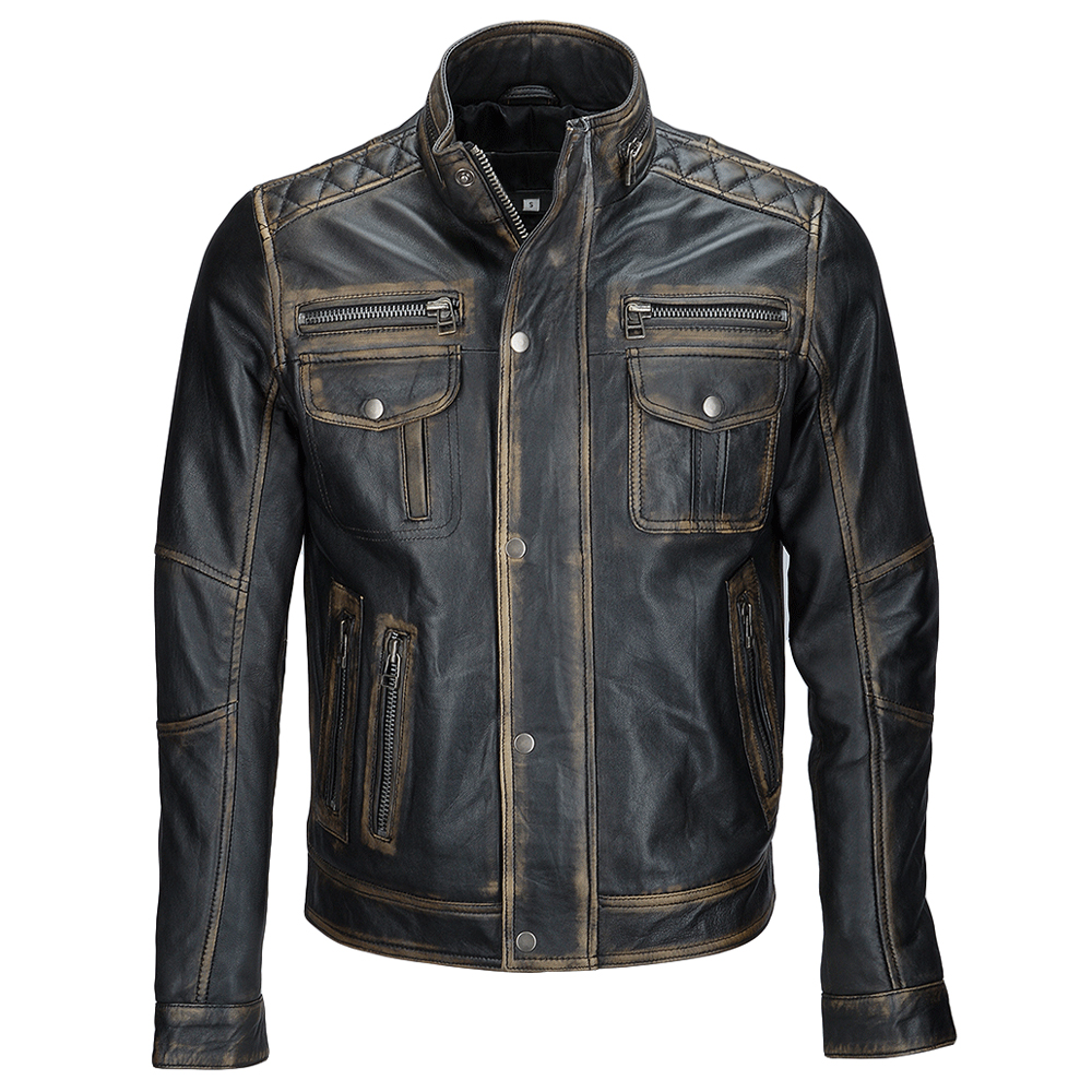 MEN LEATHER FASHION JACKETS