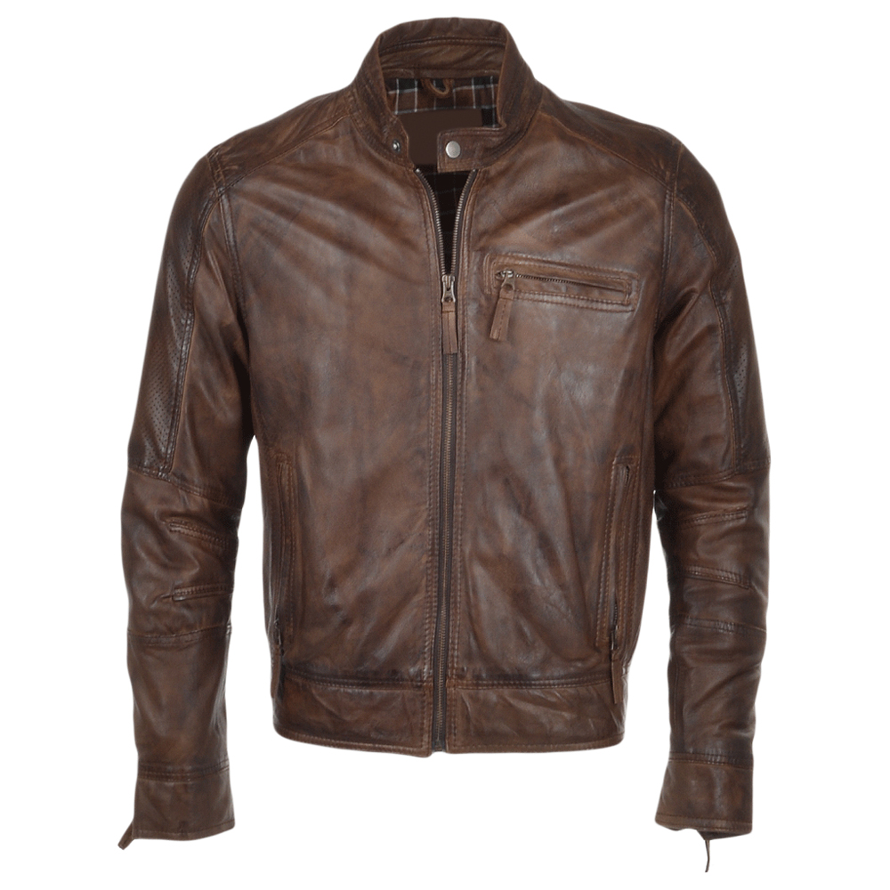 MEN LEATHER FASHION JACKETS